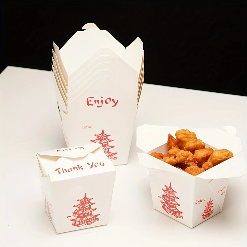 Meal Prep Noodles - Pagoda Chinese Takeout Food Pails Disposable