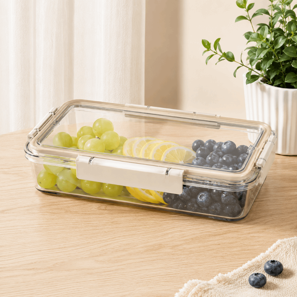Meal Prep Noodles - Clear Fruit Storage Container Fresh-Keeping Airtight