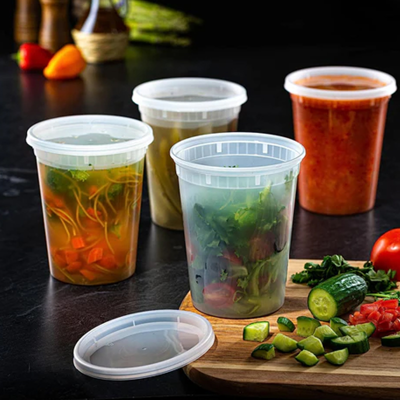 Meal Prep Dinners - Food Storage Containers with Lids Freezer