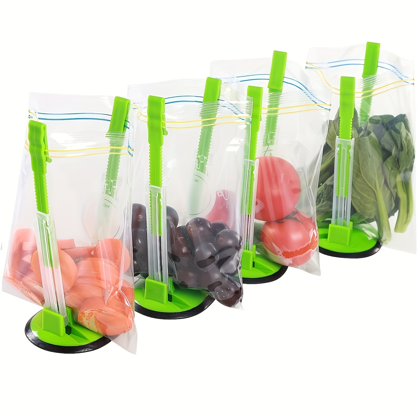 Zipper Bag Holder Plastic Adju - Meal Prep Dinners 评论和价格