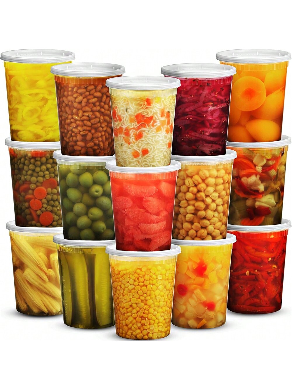 24Pack 32oz Deli Containers wi - Meal Prep Dinners 评论和价格