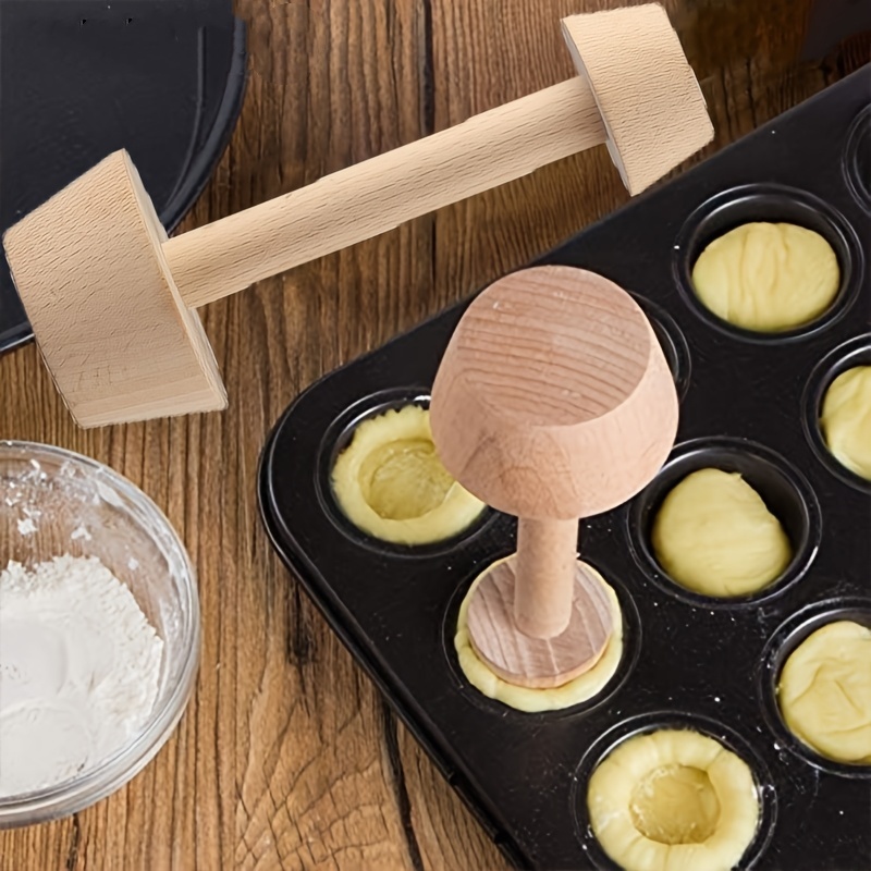Dual-End Wooden Egg Tart Mold  - Meal Prep Dinners 评论和价格