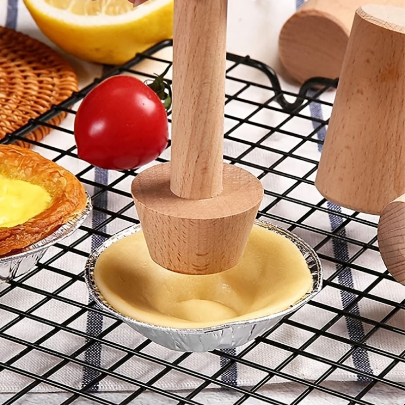 Dual-End Wooden Egg Tart Mold  - Meal Prep Dinners 评论和价格