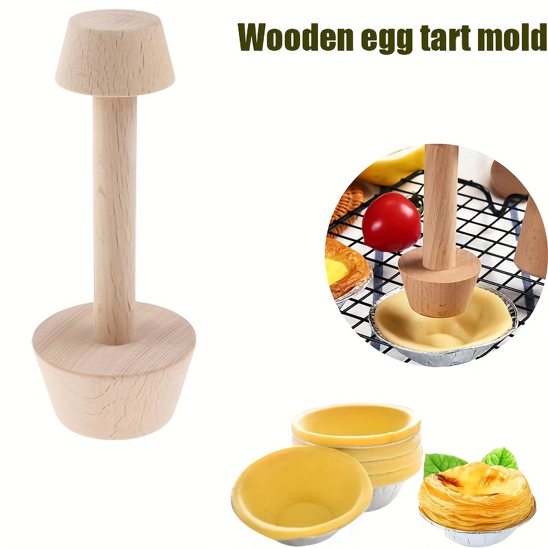 Dual-End Wooden Egg Tart Mold  - Meal Prep Dinners 评论和价格