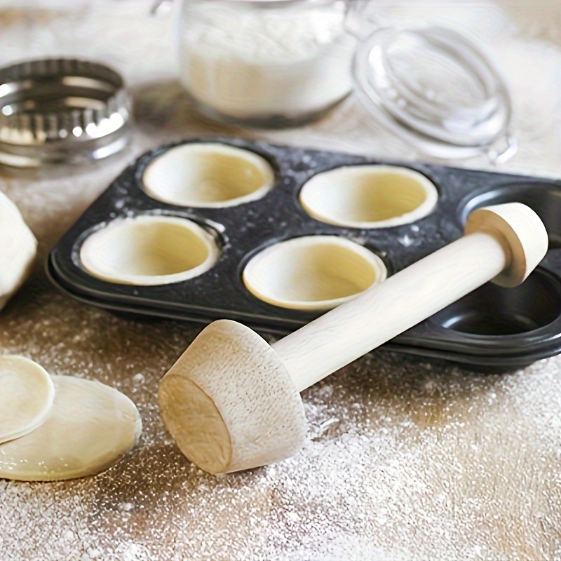 Dual-End Wooden Egg Tart Mold  - Meal Prep Dinners 评论和价格