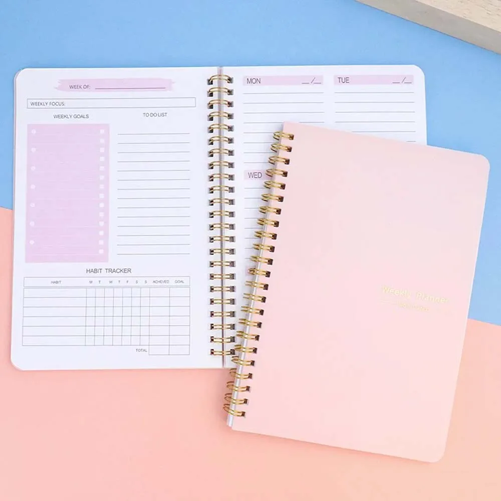 A5 Weekly Planner Coil Daily P - Meal Prep Planner 评论和价格