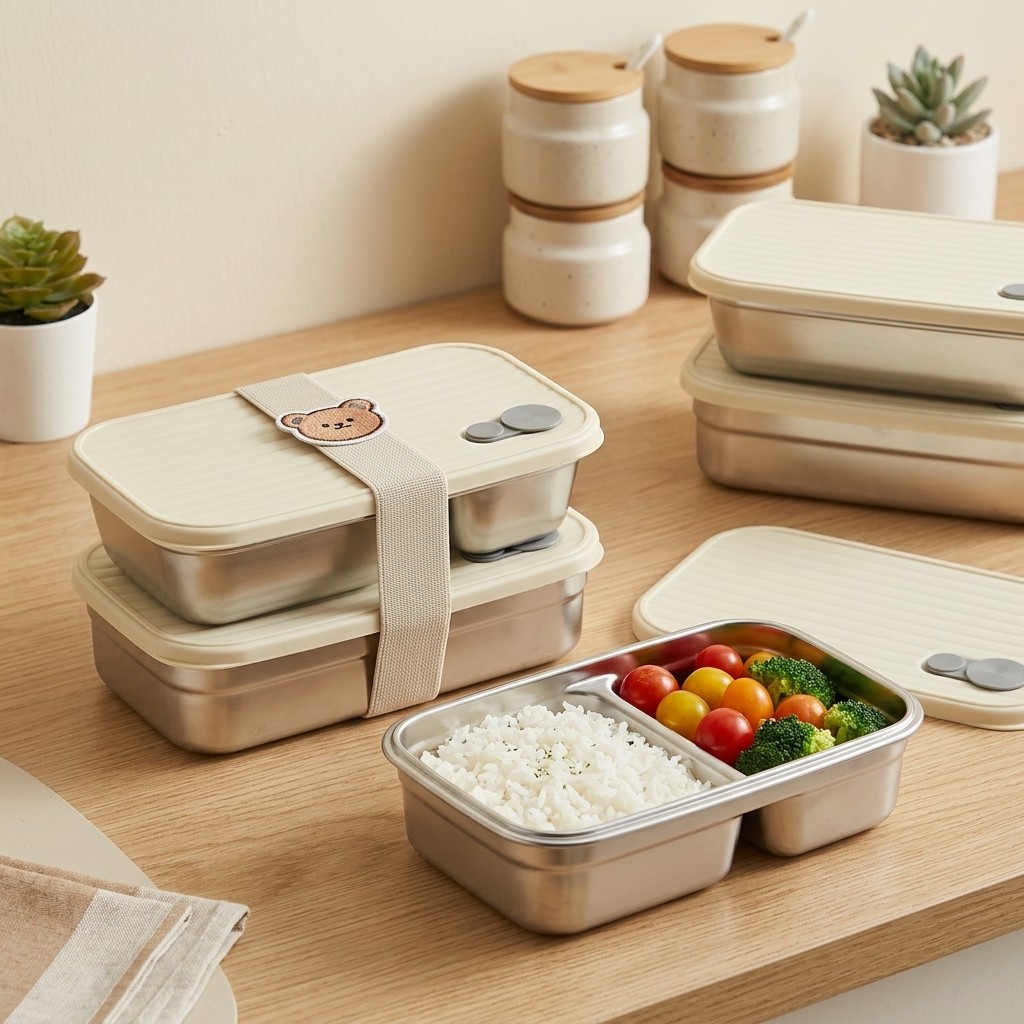 Stainless Steel Bento Box Meta - Meal Prep Dinners 评论和价格