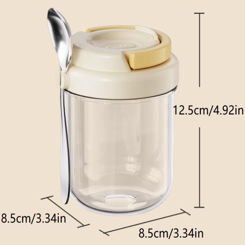 [E] Breakfast Cup Portable Oat - Meal Prep Yogurt Containers 评论和价格