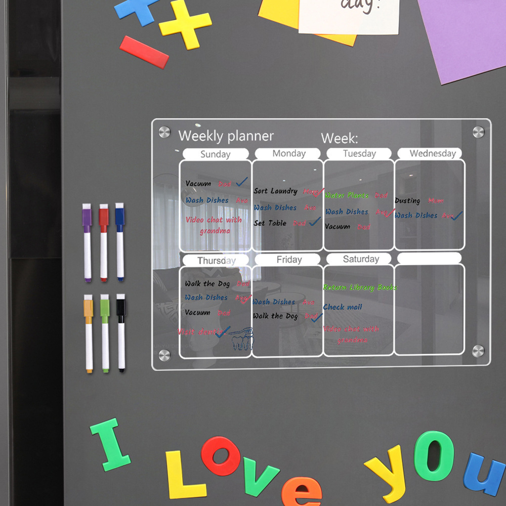Fridge Magnet Calendar Board W - Meal Prep Planner 评论和价格