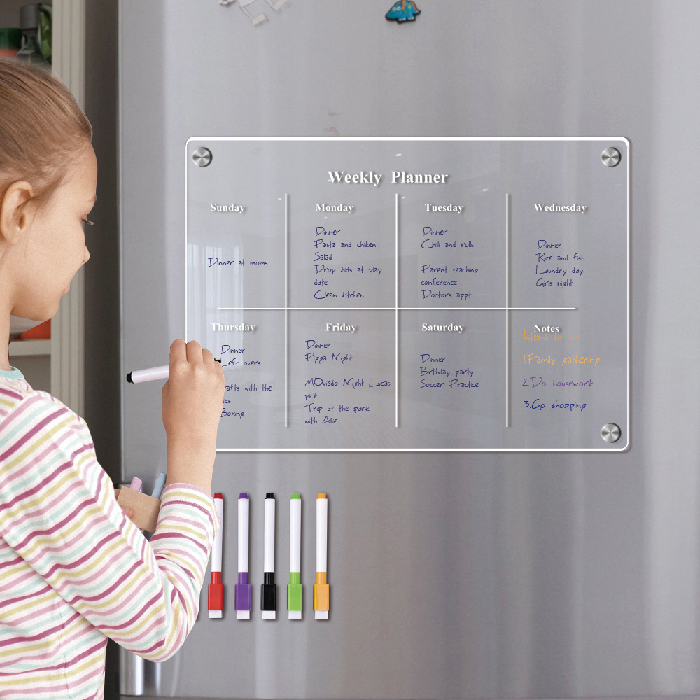 Fridge Magnet Calendar Board W - Meal Prep Planner 评论和价格