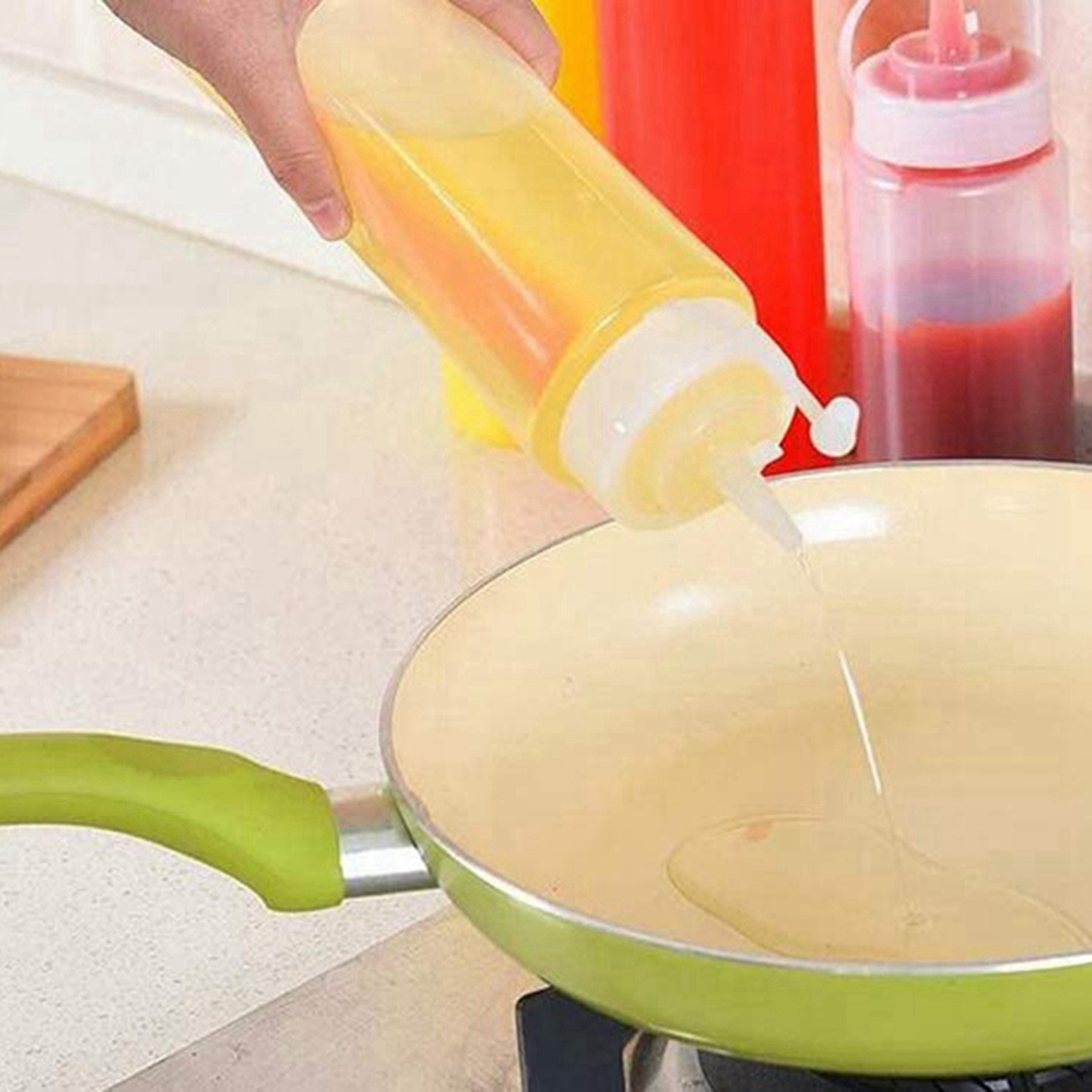 ABGE-24 Pack 8 Oz Squeeze Squi - Sauce Squeeze Bottle 评论和价格