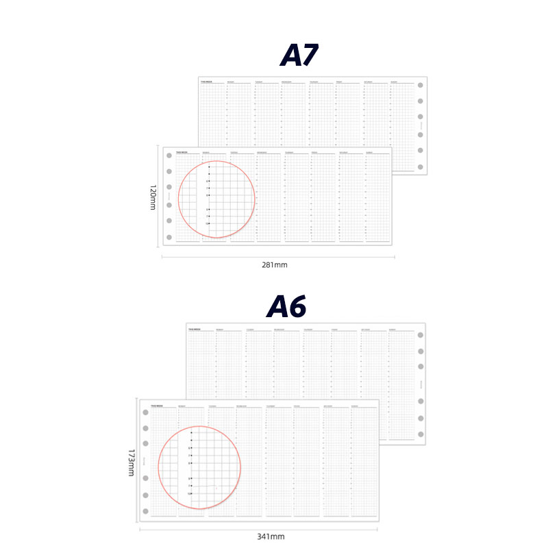 Fromthenon 10Sheets A6A7 Easy  - Meal Prep Planner 评论和价格