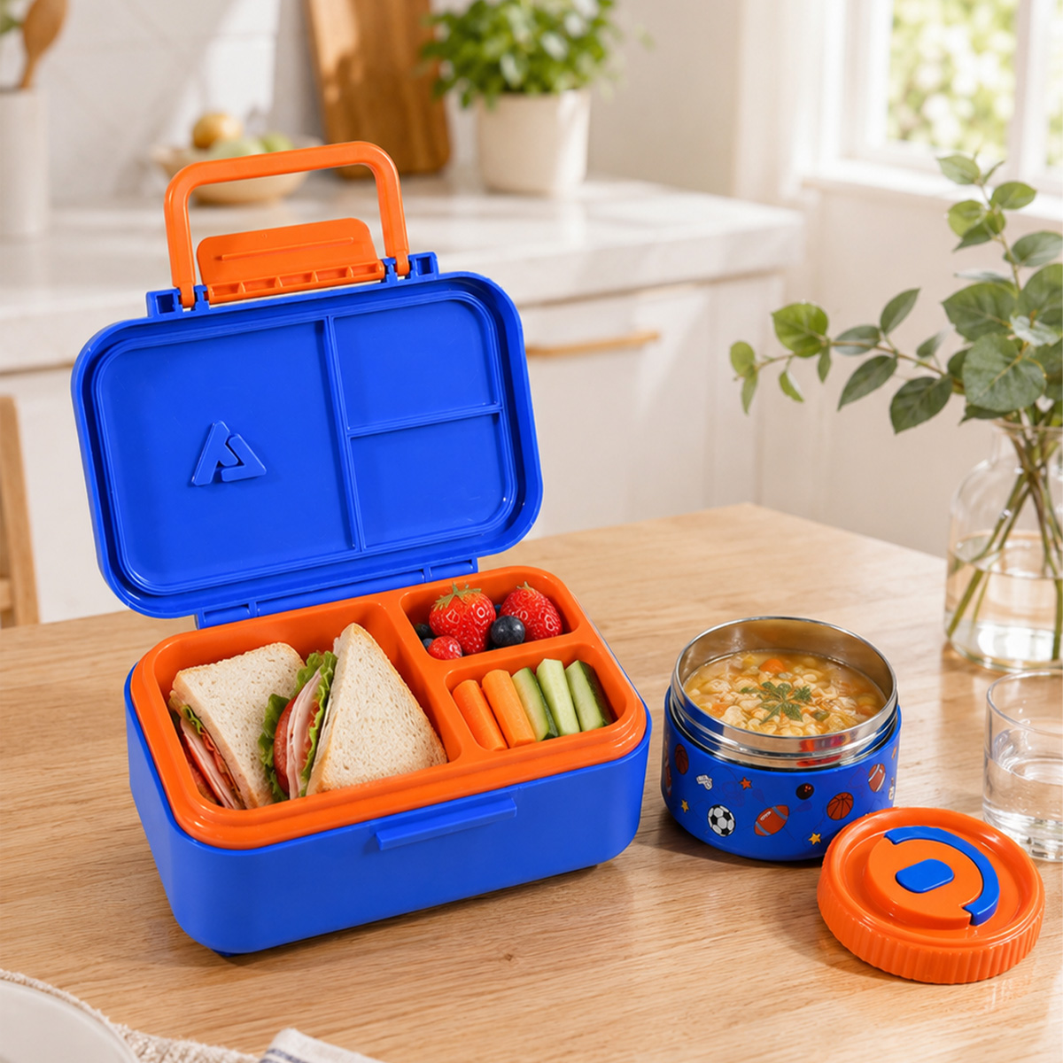 Bento Lunch Box for with 13oz  - Meal Prep Dinners 评论和价格