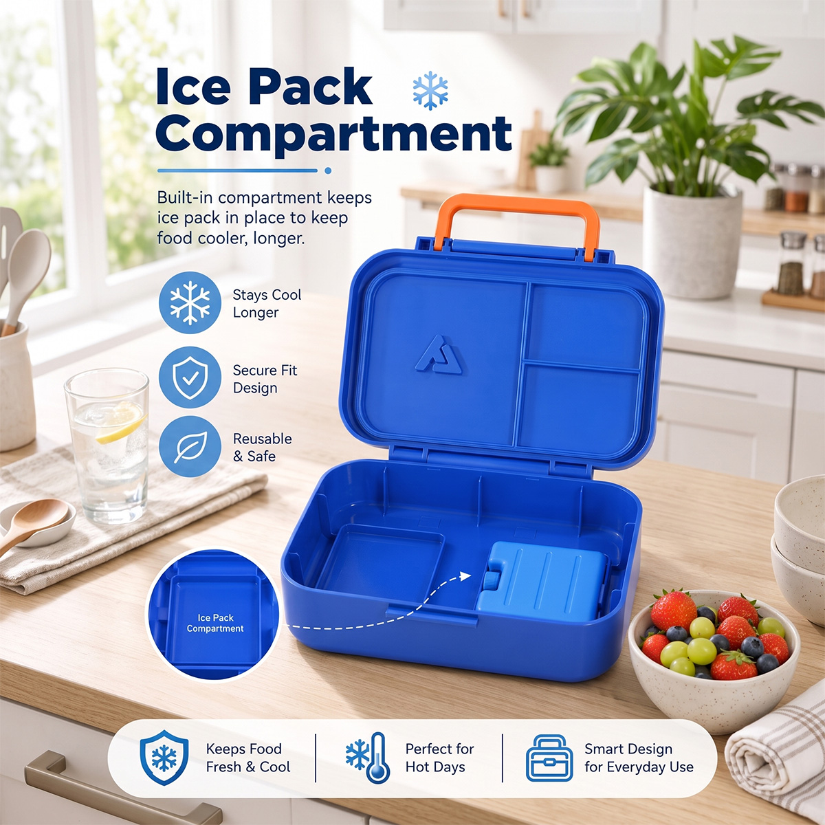 Bento Lunch Box for with 13oz  - Meal Prep Dinners 评论和价格