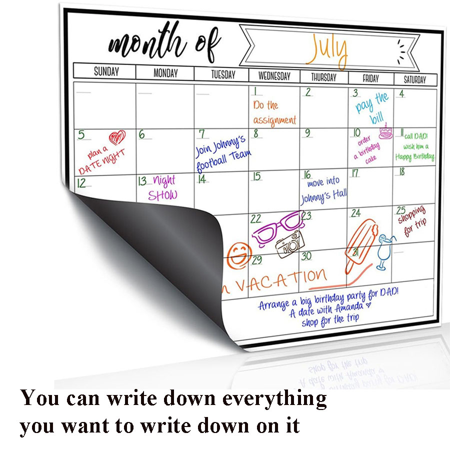 Fridge Magnetic Whiteboard Sti - Meal Prep Planner 评论和价格
