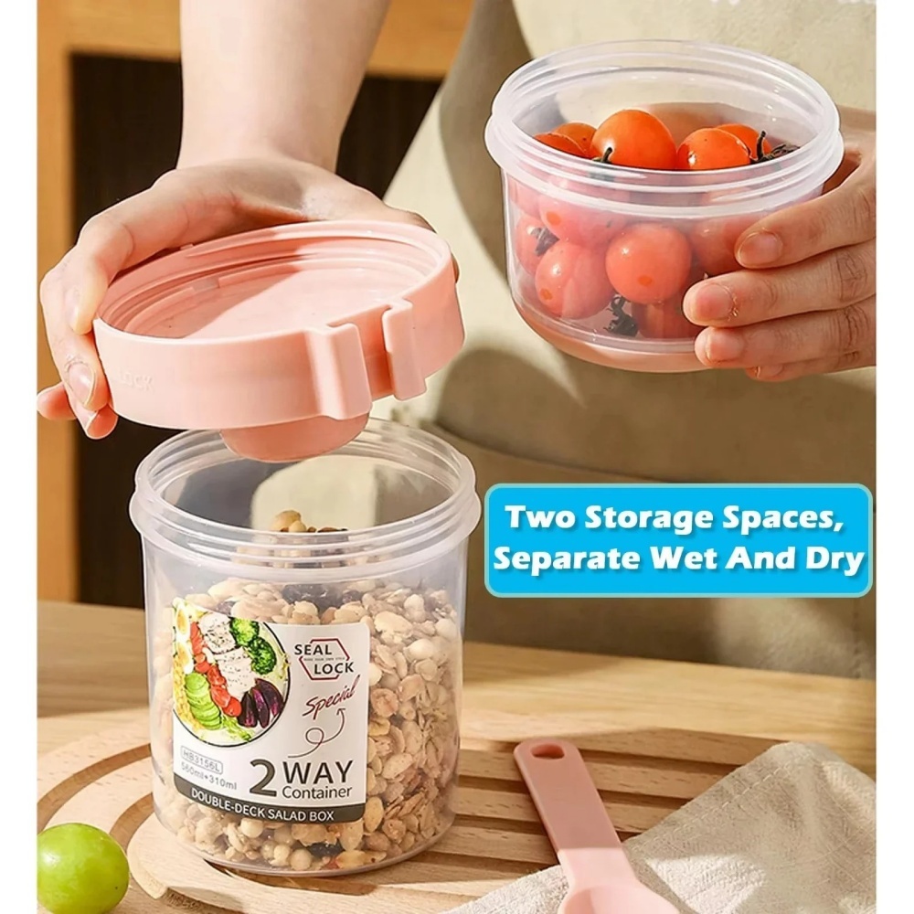 Portable Salad Cup Breakfast C - Meal Prep Yogurt Containers 评论和价格