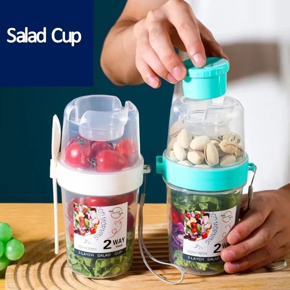 Portable Salad Cup Breakfast C - Meal Prep Yogurt Containers 评论和价格