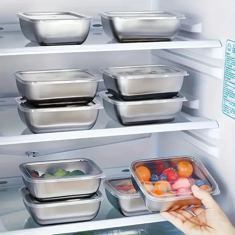 5-Piece Stainless Steel Food S - Meal Prep Dinners 评论和价格