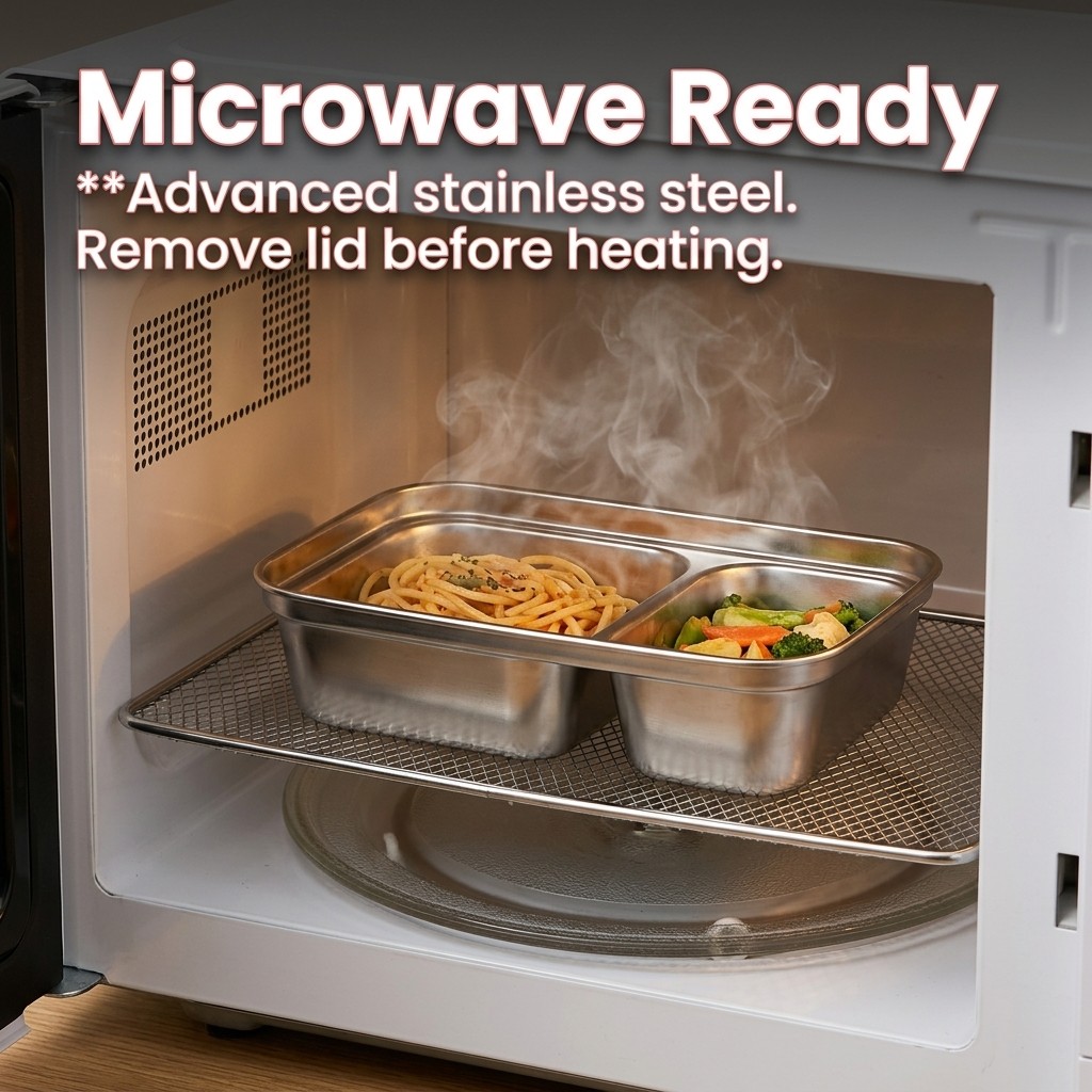 Microwave Safe 304 Stainless S - Meal Prep Dinners 评论和价格