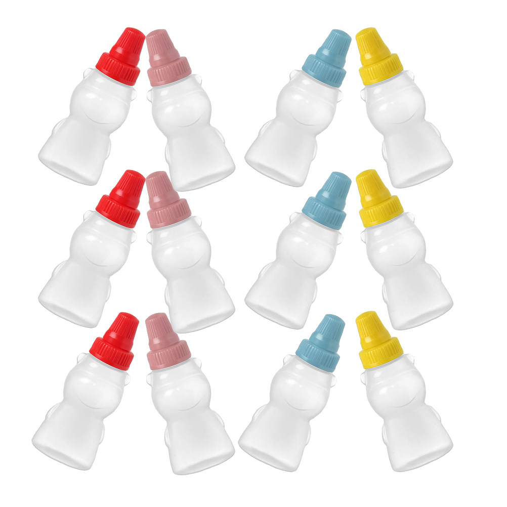 12Pcs Mini Bear Soy Sauce Bott - Sauce Squeeze Bottle 评论和价格