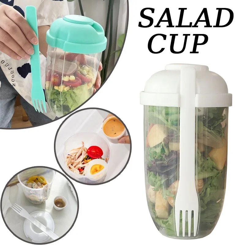 Portable Salad Bowl with Lid a - Meal Prep Yogurt Containers 评论和价格