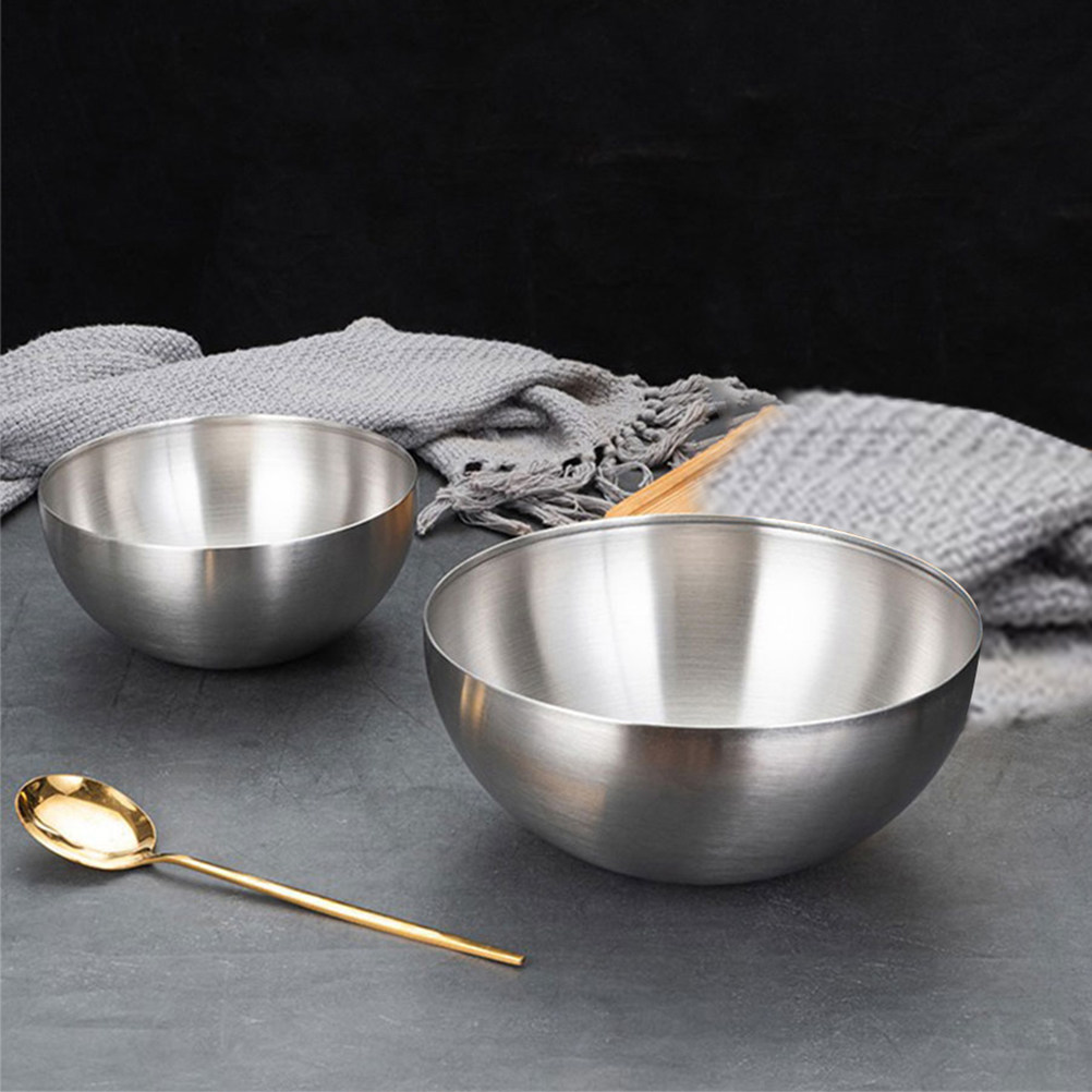 2Pcs Stylish Stainless Steel S - Meal Prep Noodles 评论和价格