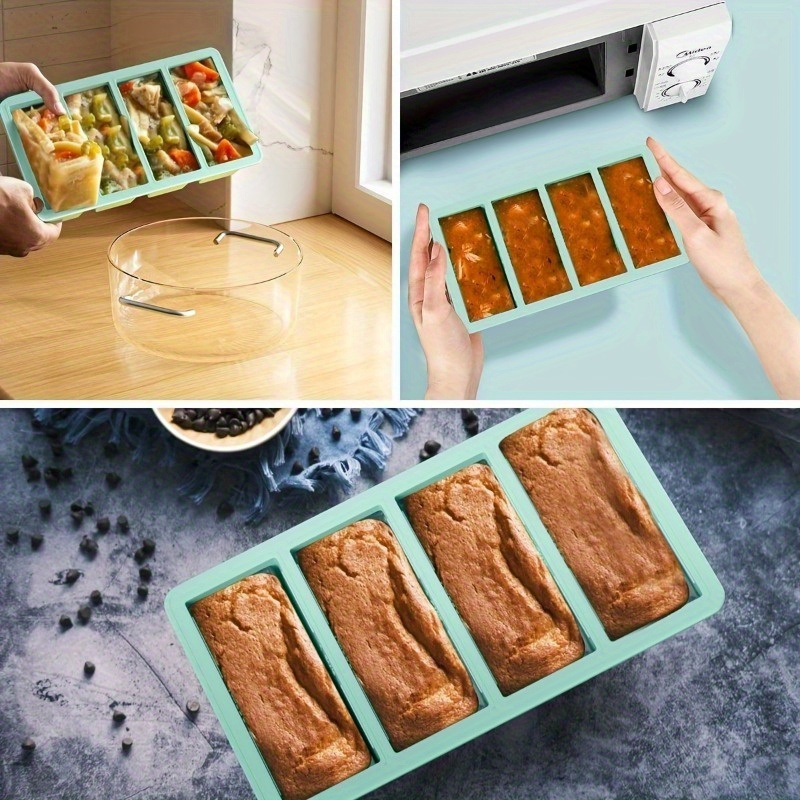 1pc Silicone Freezer Tray with - Meal Prep Dinners 评论和价格