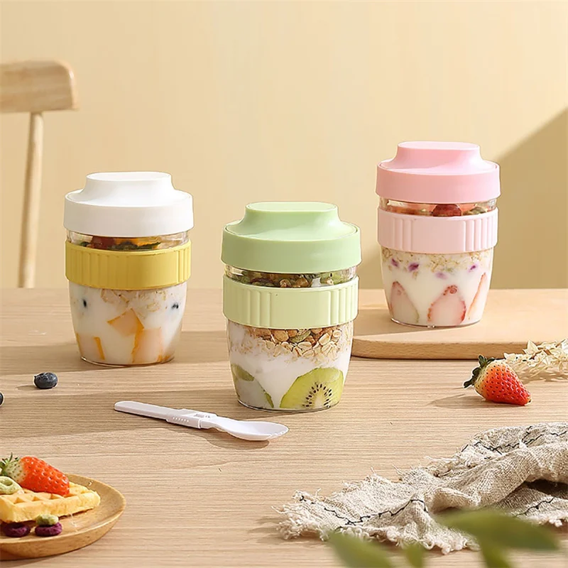 480/570ml Breakfast Cup Portab - Meal Prep Yogurt Containers 评论和价格