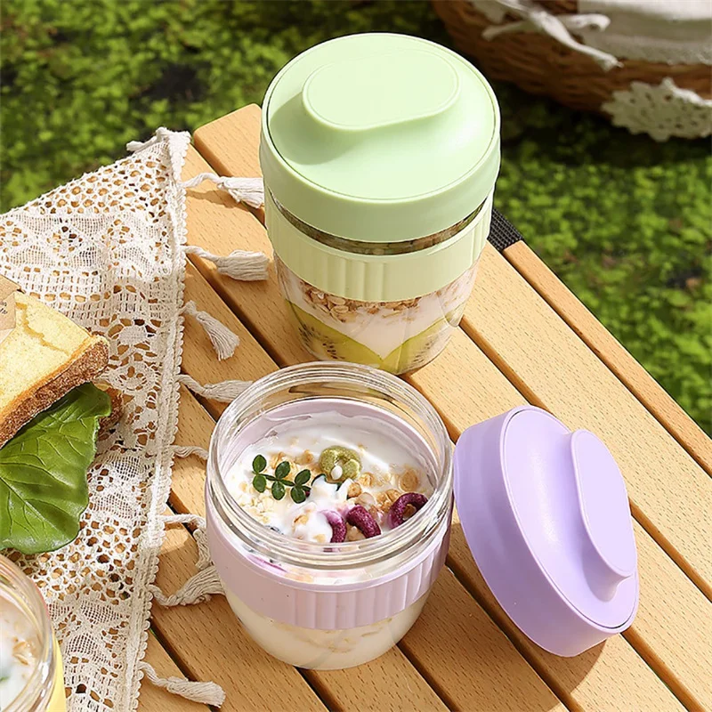 480/570ml Breakfast Cup Portab - Meal Prep Yogurt Containers 评论和价格