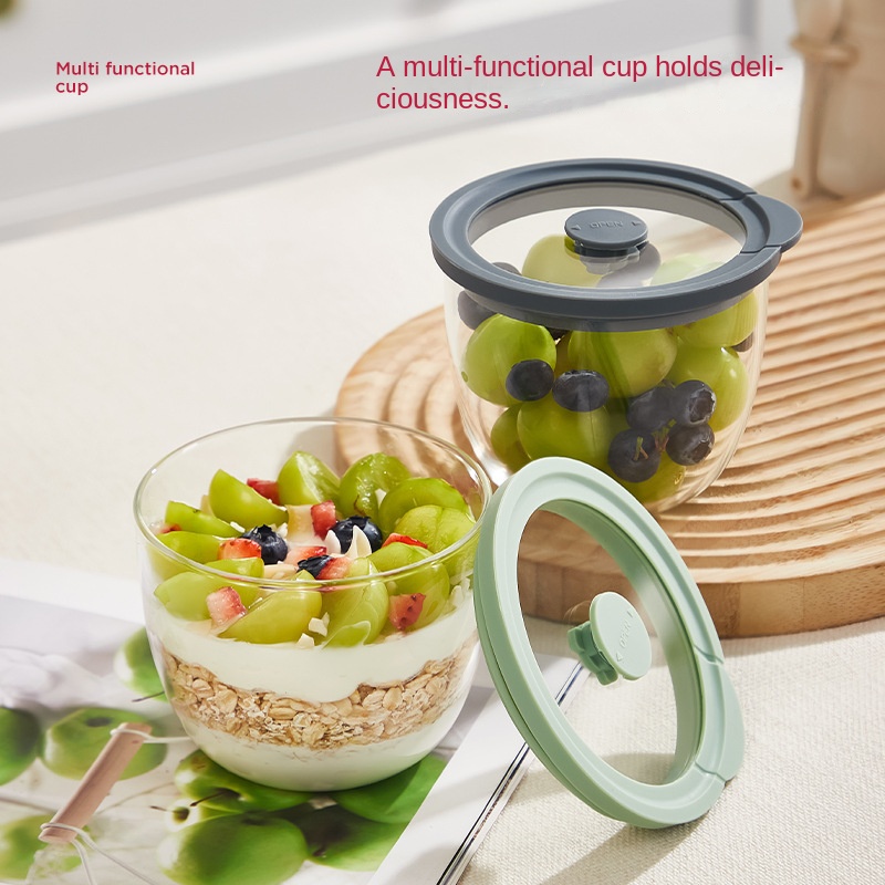 Glass Overnight Oats Container - Meal Prep Yogurt Containers 评论和价格