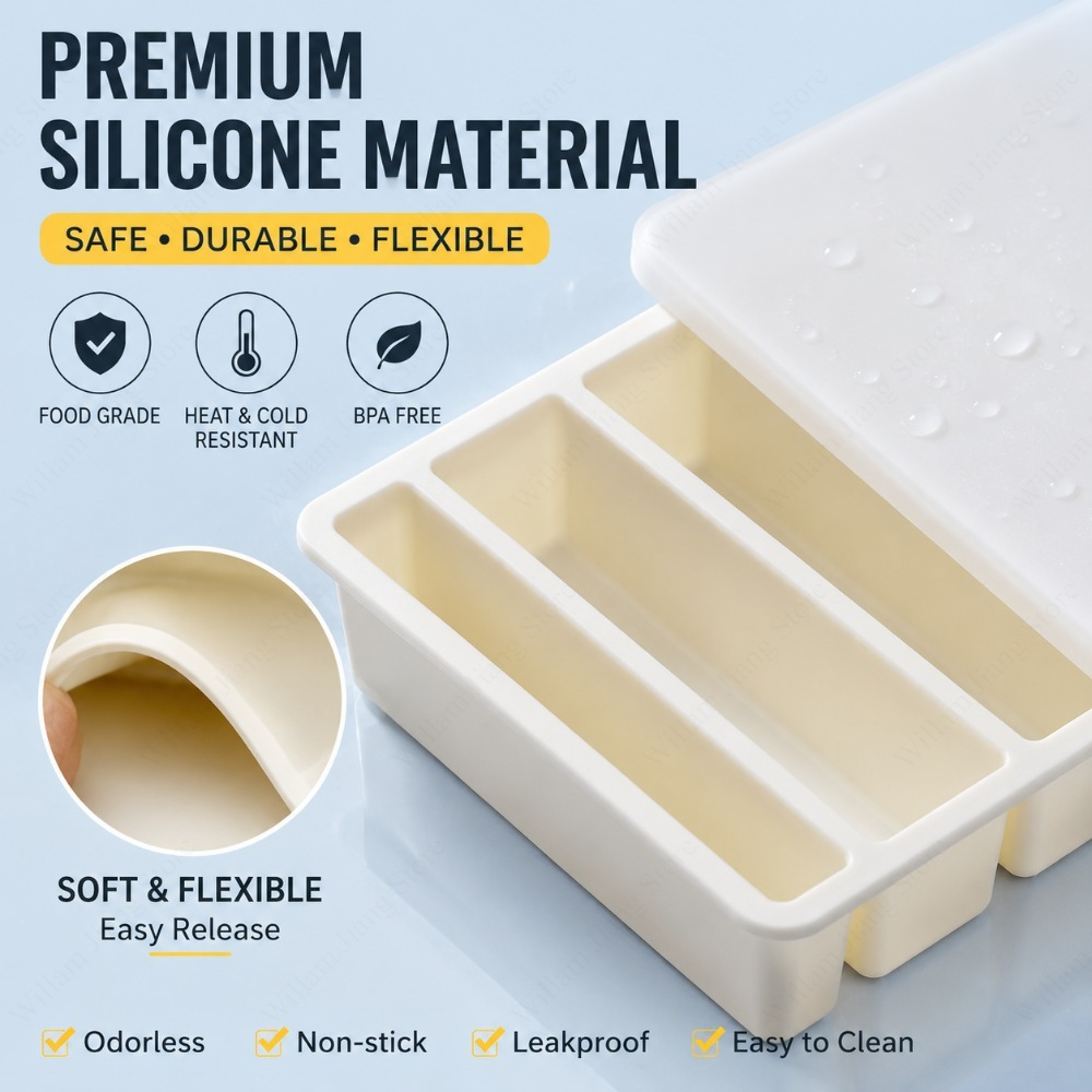 Durable Silicone Freezing Tray - Meal Prep Dinners 评论和价格