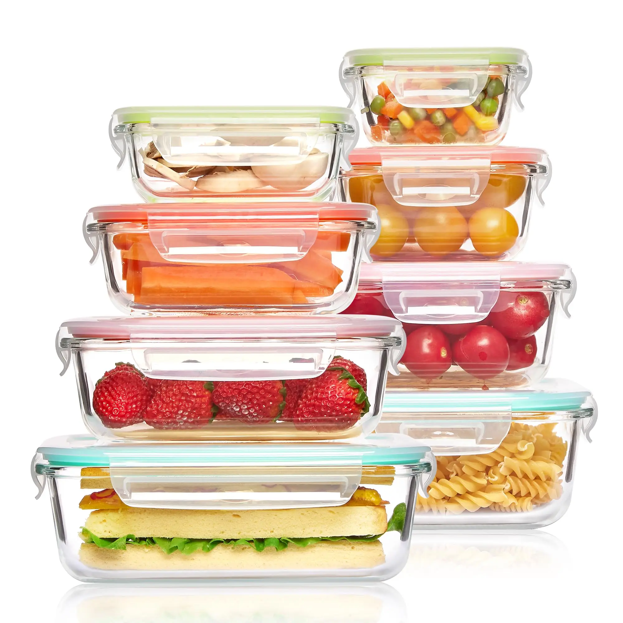 Glass Lunch Box Food Storage C - Meal Prep Dinners 评论和价格