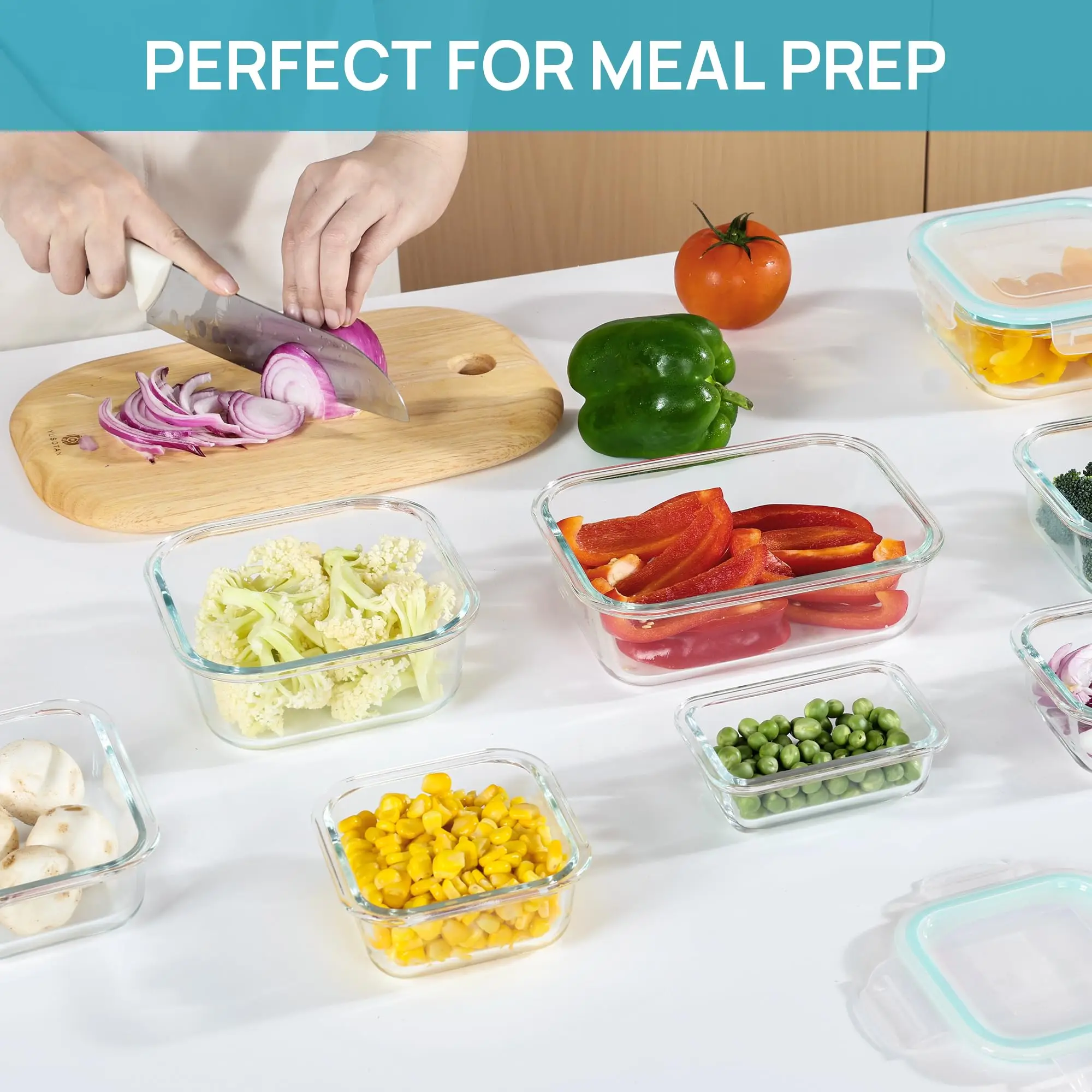 Glass Lunch Box Food Storage C - Meal Prep Dinners 评论和价格
