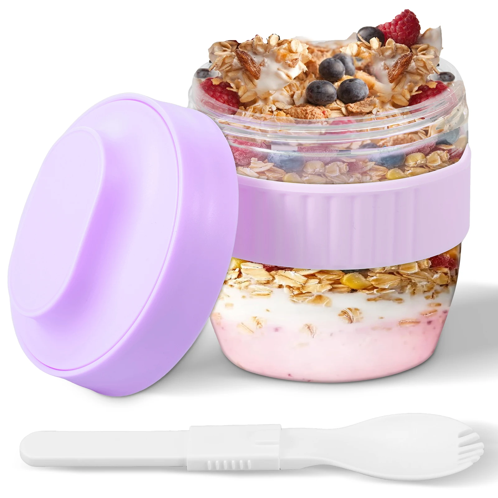 Double Layer Overnight Oats Co - Meal Prep Yogurt Containers 评论和价格
