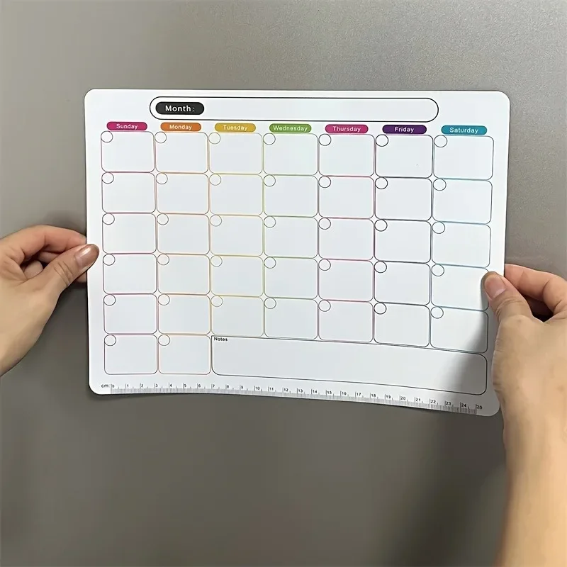 A Refrigerator Magnet ,Monthly - Meal Prep Planner 评论和价格