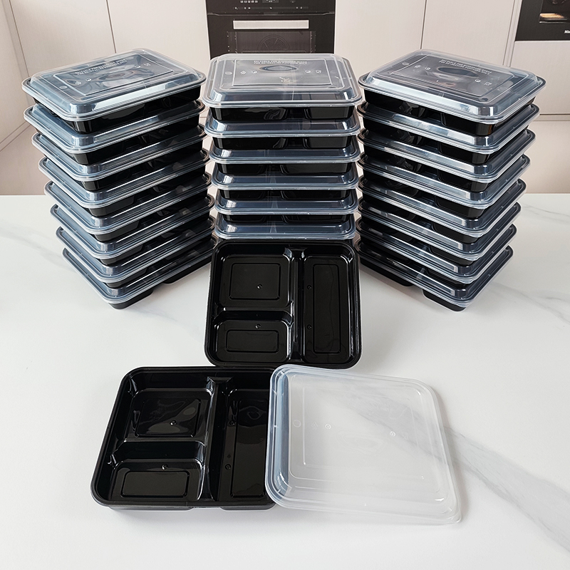 3-Compartment 34 Oz/1000 Ml, 1 - Meal Prep Gym Food 评论和价格